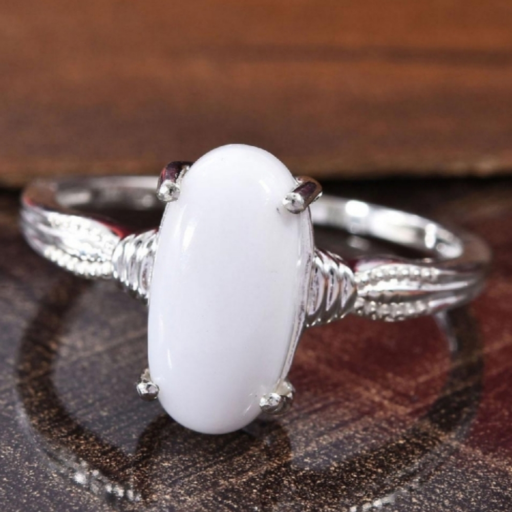Luna Chalcedony Ladies Ring